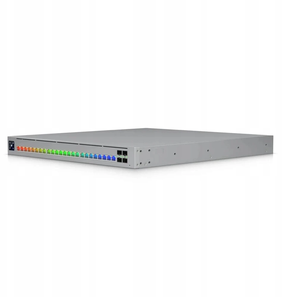 Šakotuvas UBIQUITI ECS-24S-POE (1050W) įmonės lygio 24 prievadų, 3 sluoksnio „Etherlighting PoE+++“ komutatorius