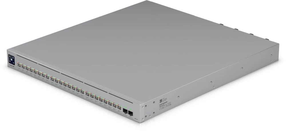 Šakotuvas Ubiquiti UniFi ECS-24-POE tinklo komutatorius Valdomas L2/L3 10G Ethernet (100/1000/10000) Maitinimas per Eternetą (PoE) 1U Pilka