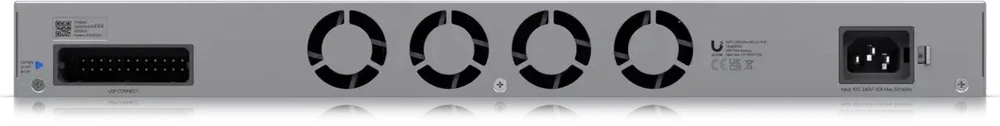 Šakotuvas „UBIQUITI PRO HD 24 POE“ PROFESIONALIOS LYGIO, 3 SLUOKSNIO „ETHERLIGHTING®“ KOMUTATORIUS SU (2) 10 GBE POE++, (22) 2,5 GBE POE++ IR (4) 10G SFP+ PRIEVADAIS. BENDRA POE GALIOS GALIMA 600 W.