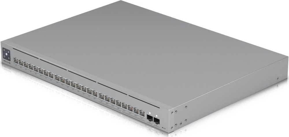 Šakotuvas UBIQUITI USW-Pro-Max-24-PoE komutatorius Etherlighting 8x RJ45 2.5Gbps 16x RJ45 1000Mbps 2x SFP+ L3 400W PoE