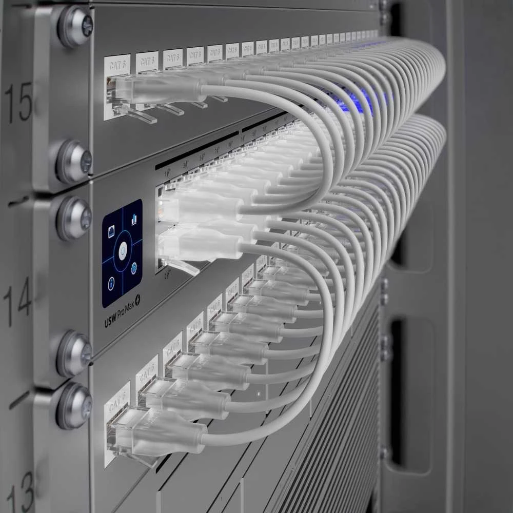 Šakotuvas Komutatorius - Ubiquiti USW-PRO-MAX-48-POE L3 2.5G Pilkas