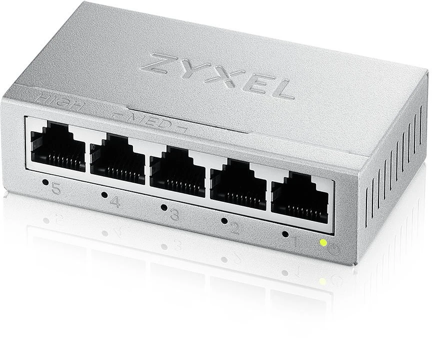 Šakotuvas „Zyxel GS-105BV5-EU0101F“ tinklo jungiklis Nevaldomas L2 Gigabit Ethernet (10/100/1000)