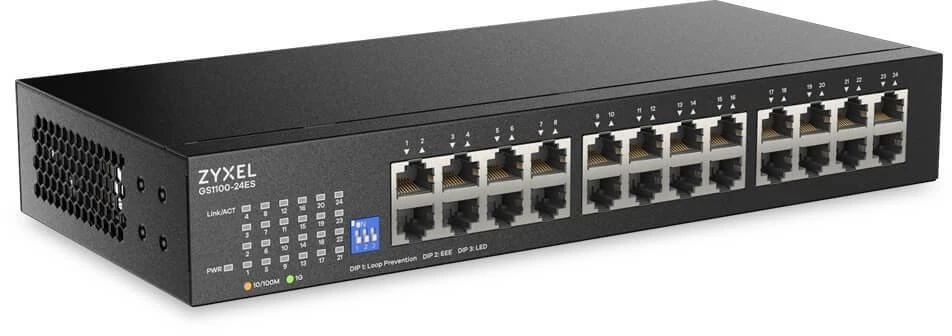 Šakotuvas Switch ZyXEL GS1100-24ES (GS1100-24ES-EU0101F)