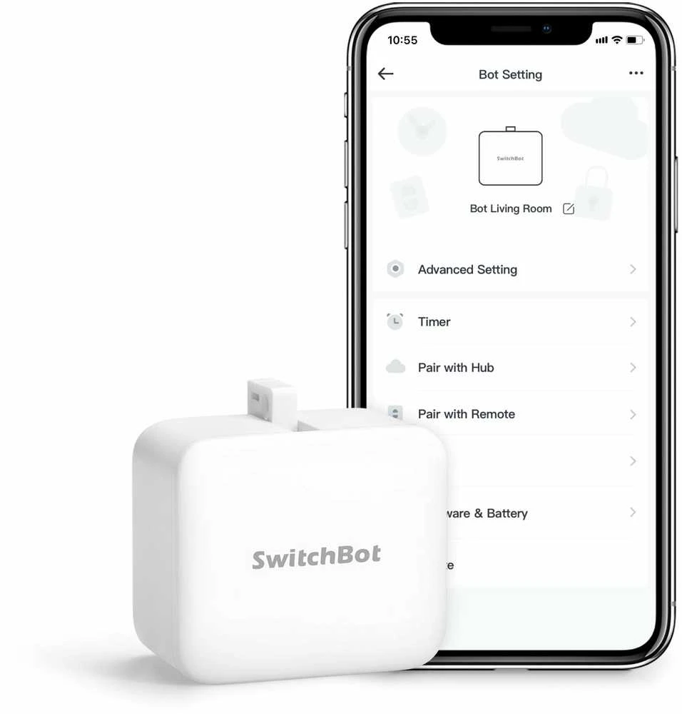 „SwitchBot Smart Bot“ baltas