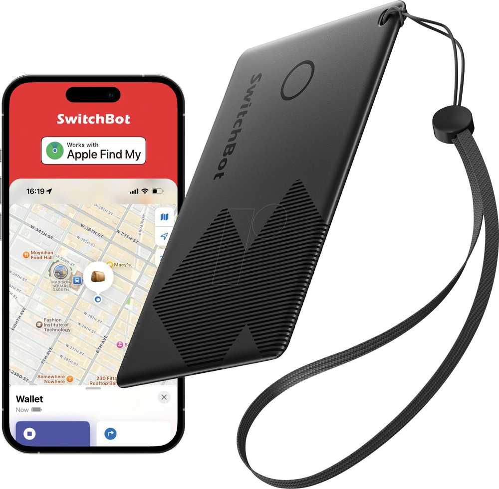Carruzzo SwitchBot W2500032 išmanioji kortelė Juoda