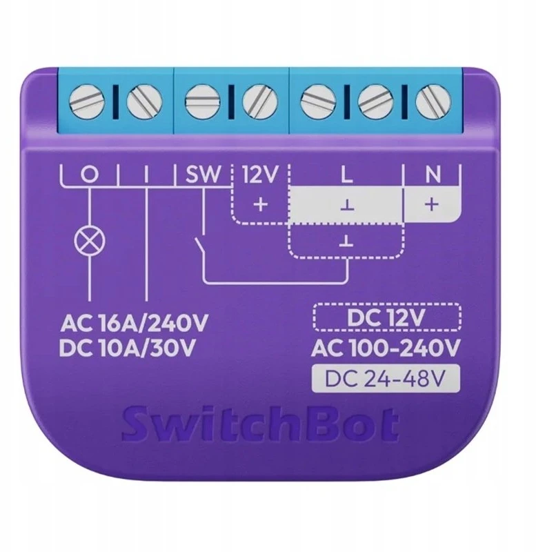 Išmanusis „SwitchBot“ relės jungiklis 1 su bevoltiniu kontaktu