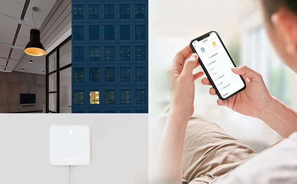 Išmanusis nuotolinio valdymo pultas SwitchBot Hub mini