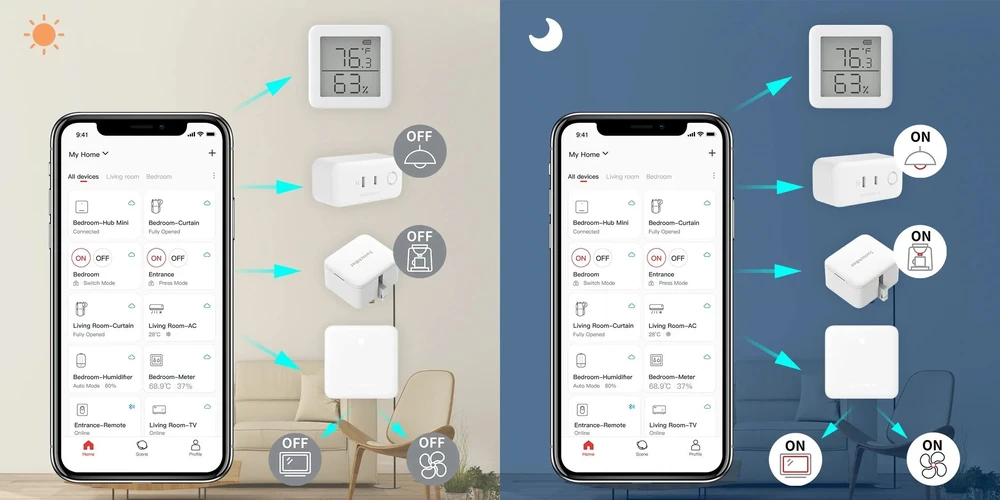 Išmanusis nuotolinio valdymo pultas SwitchBot Hub mini