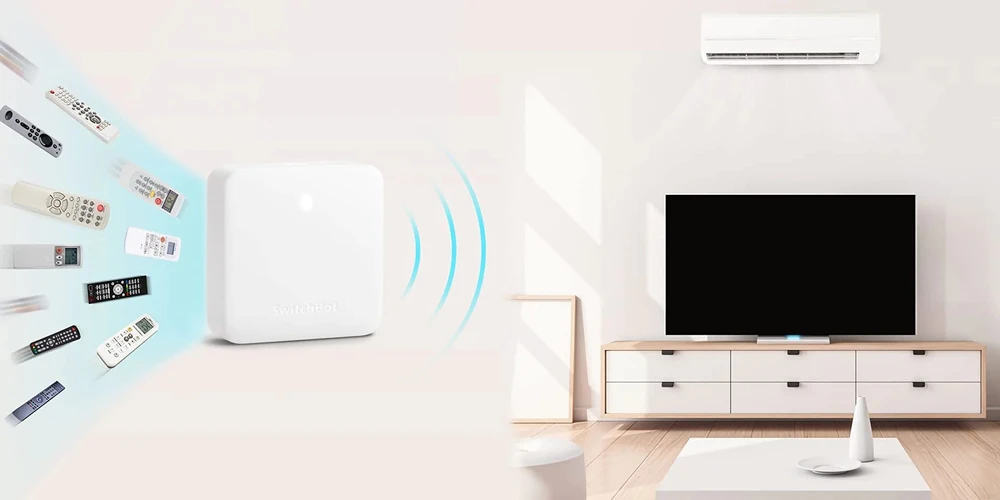 Išmanusis nuotolinio valdymo pultas SwitchBot Hub mini