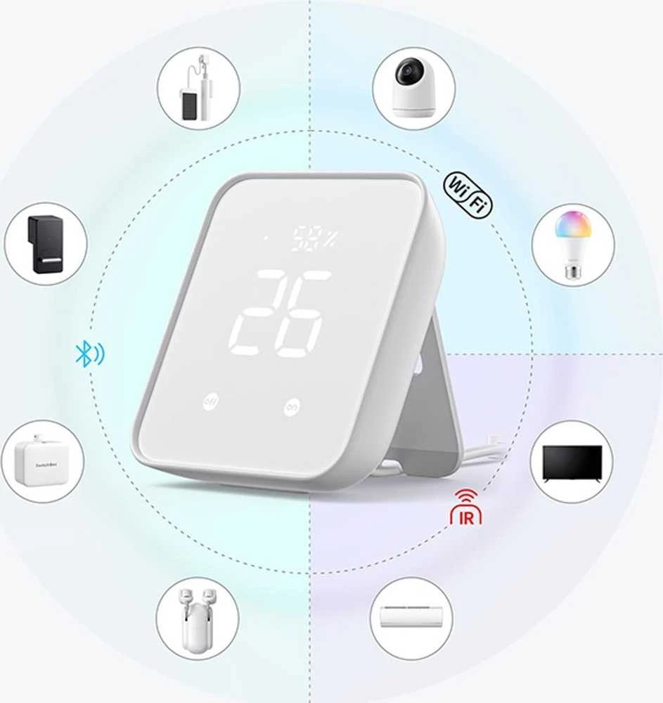 Matter Smart nuotolinio valdymo pultas SwitchBot Hub 2 WiFi HomeKit BLE IR