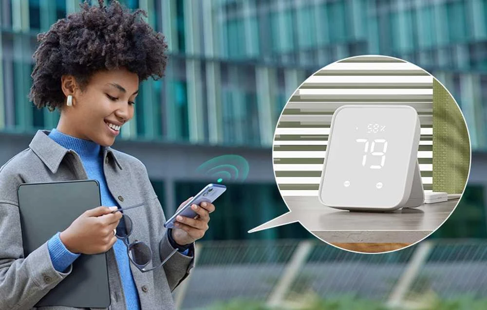 Matter Smart nuotolinio valdymo pultas SwitchBot Hub 2 WiFi HomeKit BLE IR