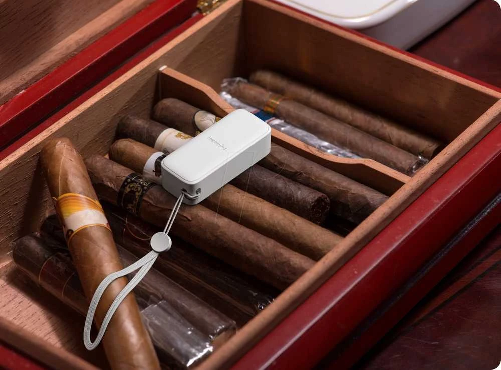 „Carruzzo SwitchBot Smart Bundle“ 3 vnt. termo-higrometras ir „Hub Mini“