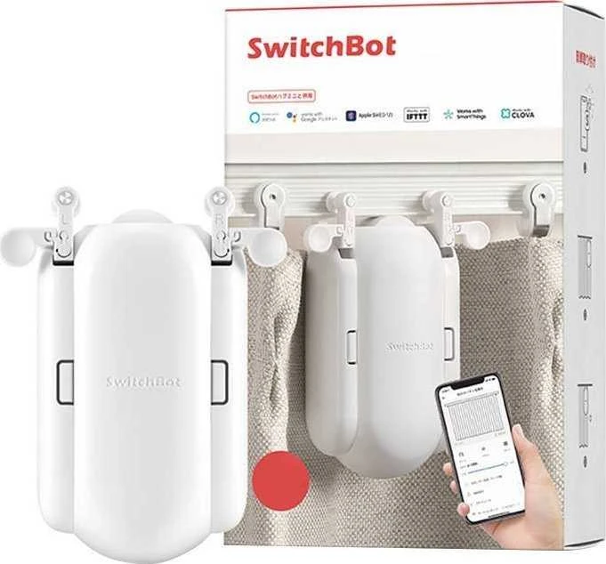 SwitchBot užuolaidų bėgelių I modulis - baltas