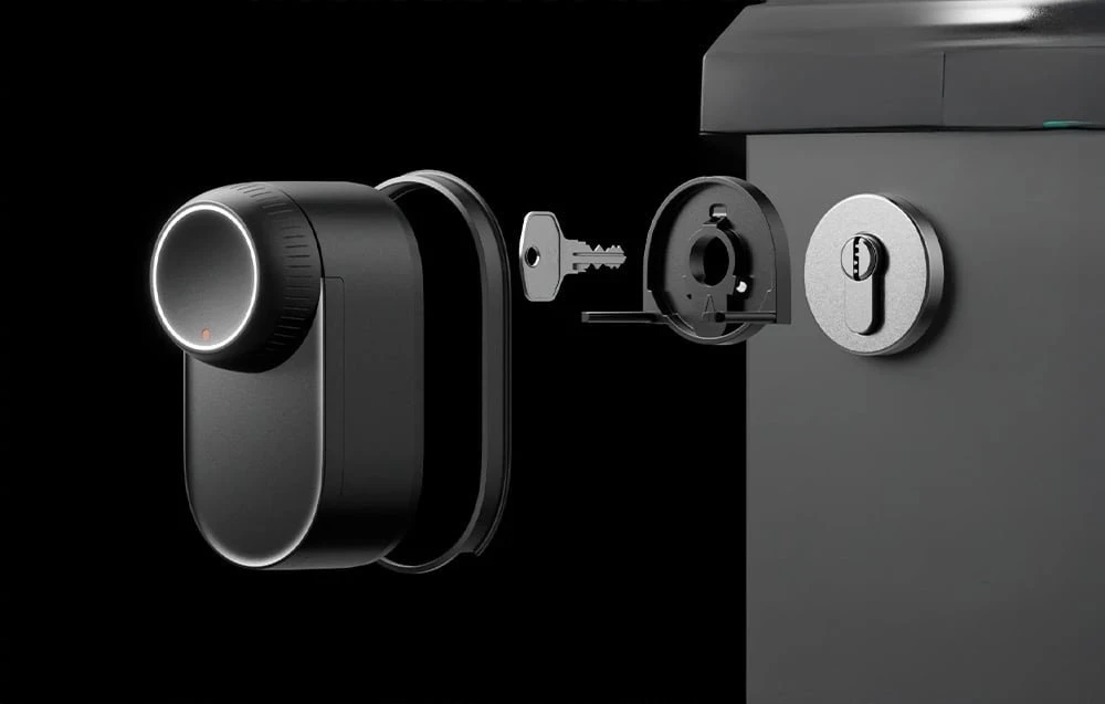 „SwitchBot Ultra 3-in-1“ išmanioji spyna su „Hub Mini Matter“ valdymo pultu ir „Vision“ klaviatūra