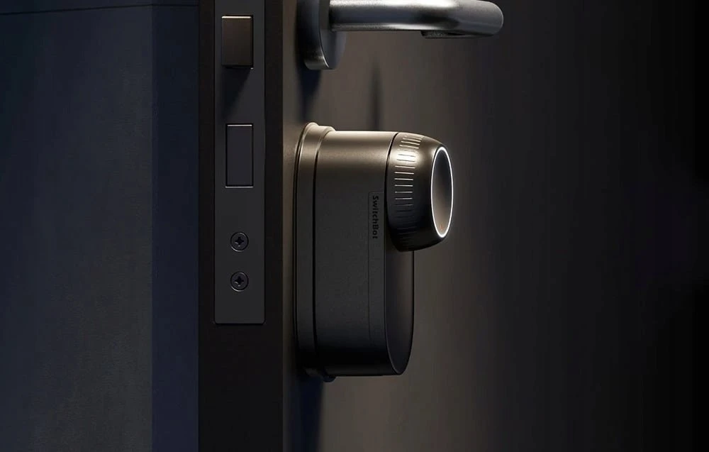 SwitchBot Ultra 3-viename išmanioji spyna su Hub Mini Matter valdymo pultu ir klaviatūra klaviatūra