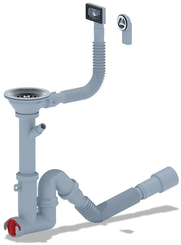 Ani_Plast SIPHON 3 1/2X40 WITH BRANCH 40X40