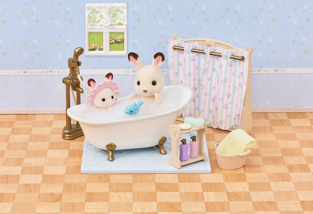 SYLVANIAN FAMILIES Rinkinys „Vonia ir dušas“