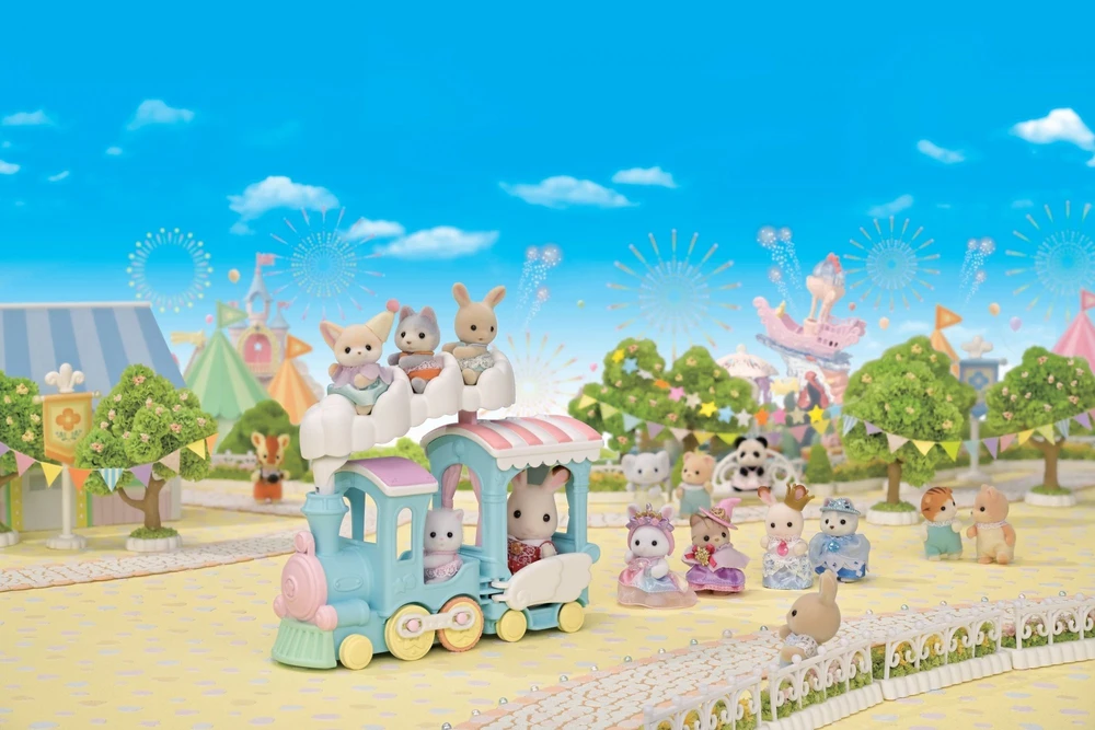 Epoch Figūrėlė spalvotas traukinukas Sylvanian Families