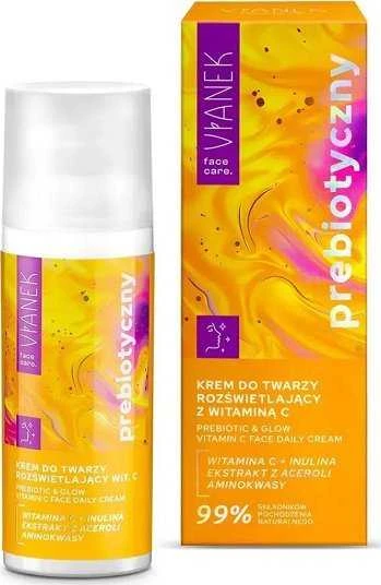 VIANEK prebiotinė veido priežiūros serija su vitaminu C, 50 ml