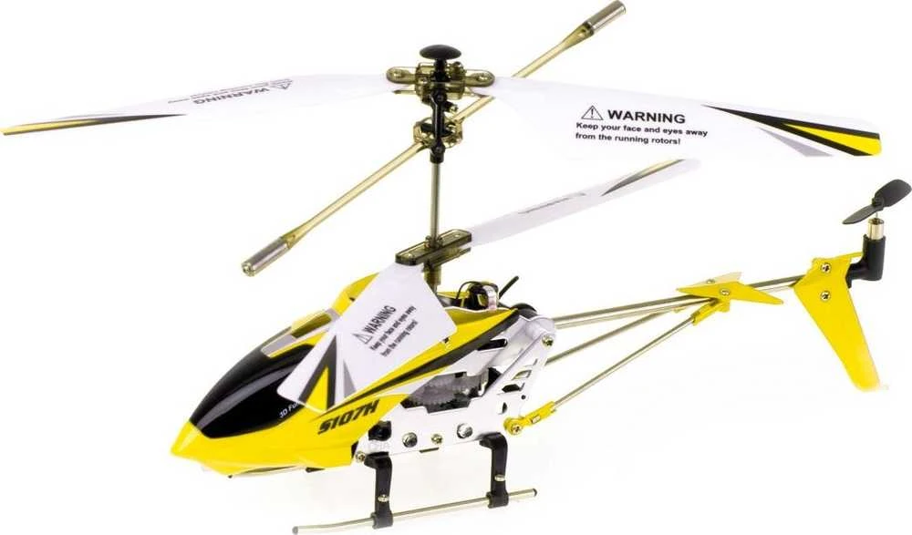 SYMA S107H RC sraigtasparnis 2.4GHz RTF geltonos spalvos