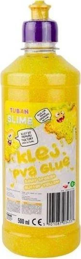 Tuban PVA klijai – Blizgantys geltoni - 500 ml