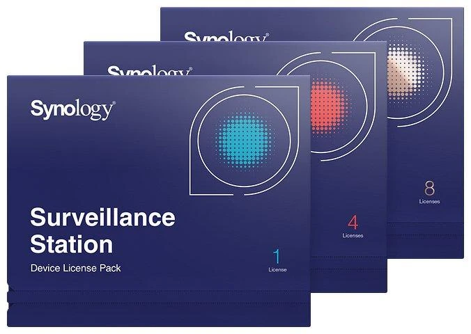 Serveris SYNOLOGY Device License 8x kameros licencijų paketas 8 kameros