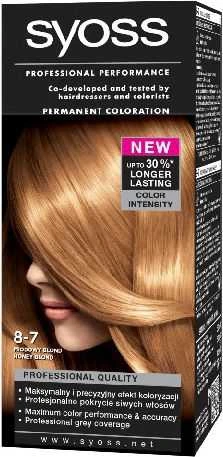 Syoss plaukų dažai 8-7 Honey Blond
