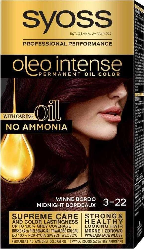 Syoss Oleo Intense Permanent Oil Color plaukų spalva moterims, 50 ml