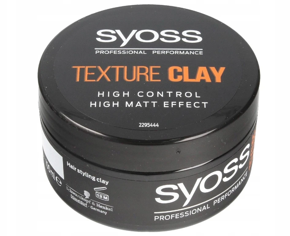 Syoss SYOSS_Texture Clay plaukų vaškas ilgai išliekančiam fiksavimui 100ml