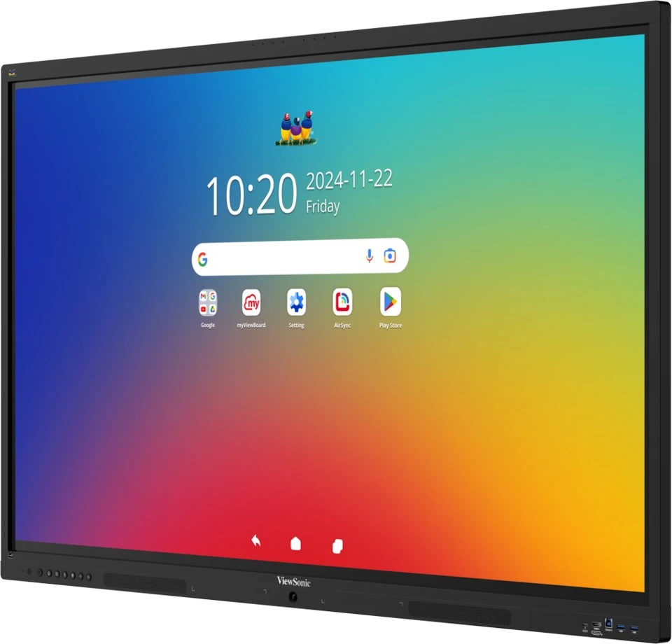 Monitorius „Viewsonic IFP 55IN 4K ANDROID 16 EDLA 64“ interaktyvi lenta 2,49 m (98") 3840 x 2160 px lietimui jautrus ekranas