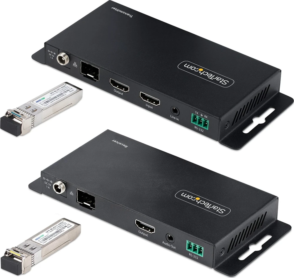 StarTech 4K 60HZ HDMI FIBER EXTENDER/.