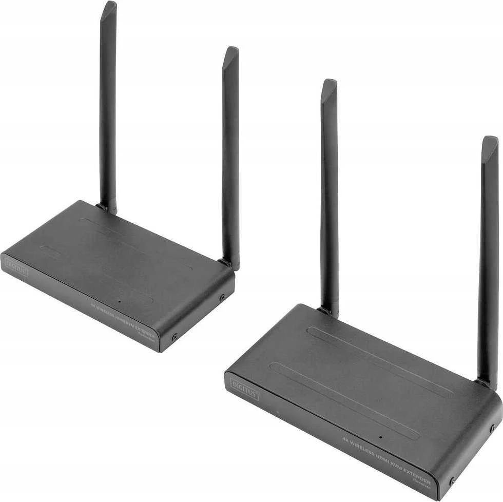 Assmann elektroninis DIGITUS 4K belaidis HDMI prailginimo / skirstytuvo rinkinys 1x4 200m 1x TX 1x RX