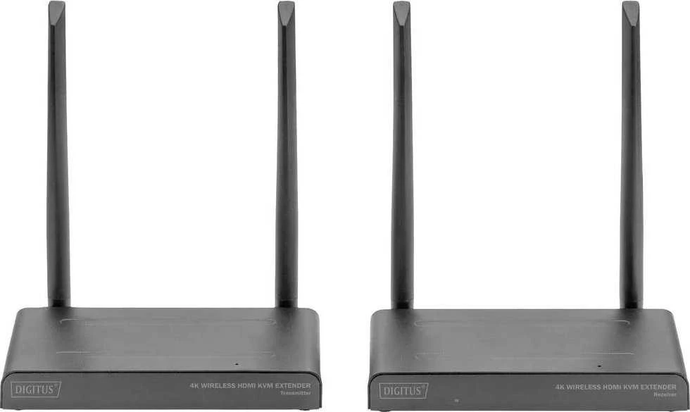 Assmann elektroninis DIGITUS 4K belaidis HDMI prailginimo / skirstytuvo rinkinys 1x4 200m 1x TX 1x RX