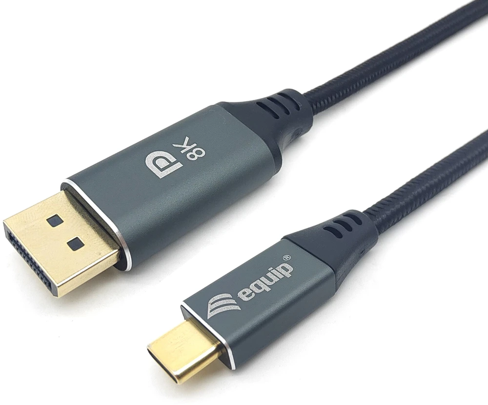 Equip USB-C į DisplayPort kabelis su 8K jungtimi