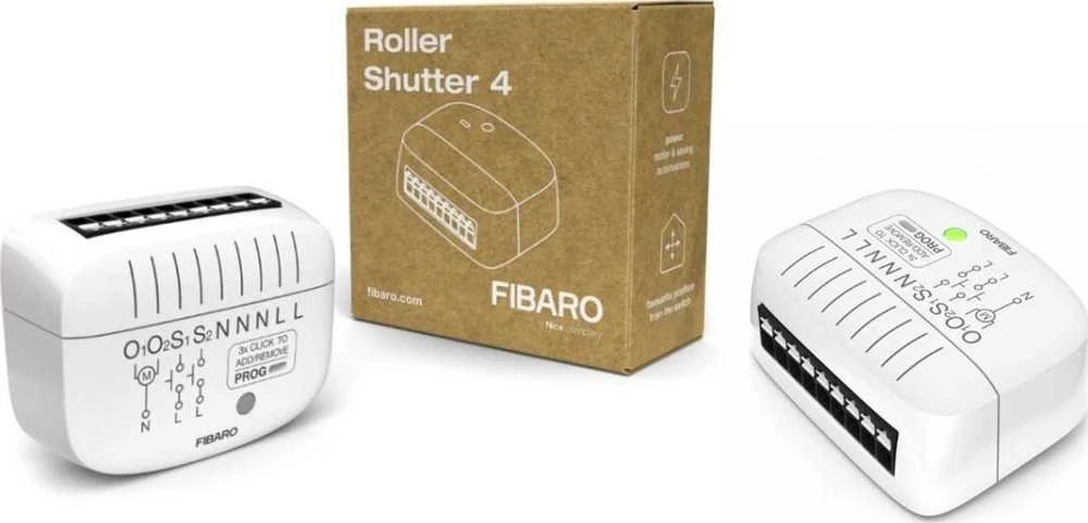 Fibaro | Roller Shutter 4, Z-Wave Plus EU | FGR-224 ZW8 868,4 MHz