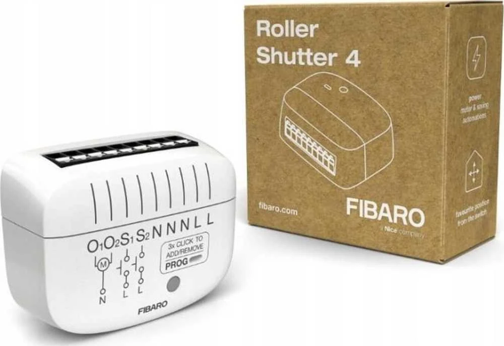 Fibaro | Roller Shutter 4, Z-Wave Plus EU | FGR-224 ZW8 868,4 MHz