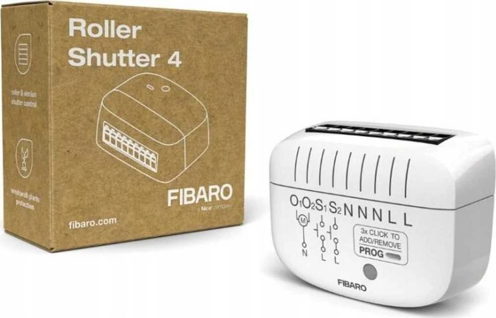 Fibaro | Roller Shutter 4, Z-Wave Plus EU | FGR-224 ZW8 868,4 MHz