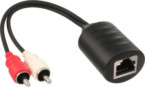 AV signalo perdavimo sistema InLine audio per LAN Ethernet tinklą – RJ45, rinkinys (89003)