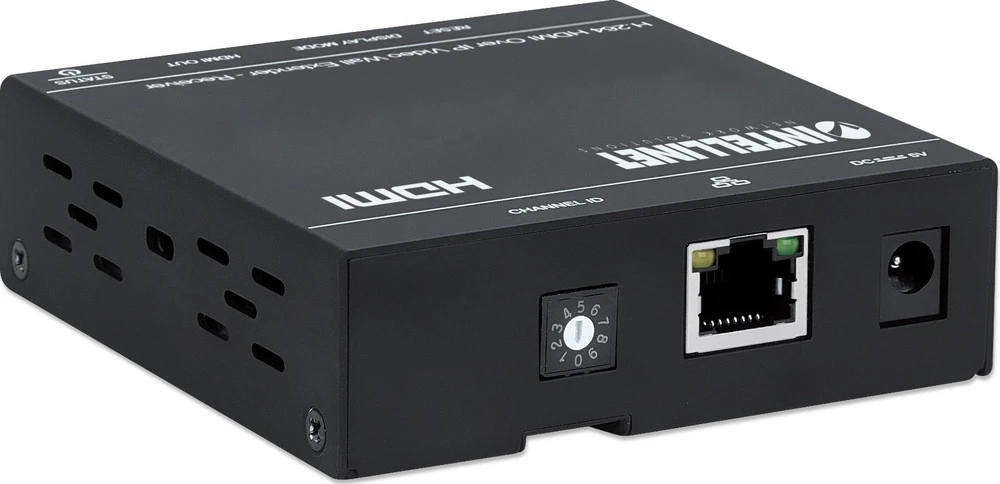 System przekazu sygnału AV Intellinet Network Solutions Intellinet 208345, 1920 x 1080 pikselių, AV receiver, 500 m, Juodas, HDCP