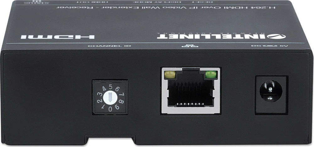 System przekazu sygnału AV Intellinet Network Solutions Intellinet 208345, 1920 x 1080 pikselių, AV receiver, 500 m, Juodas, HDCP