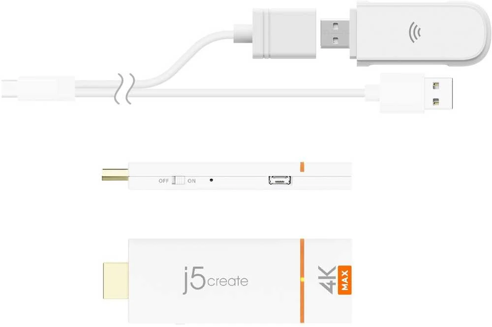 „j5create ScreenCast 4K Max“ belaidis ekrano adapteris