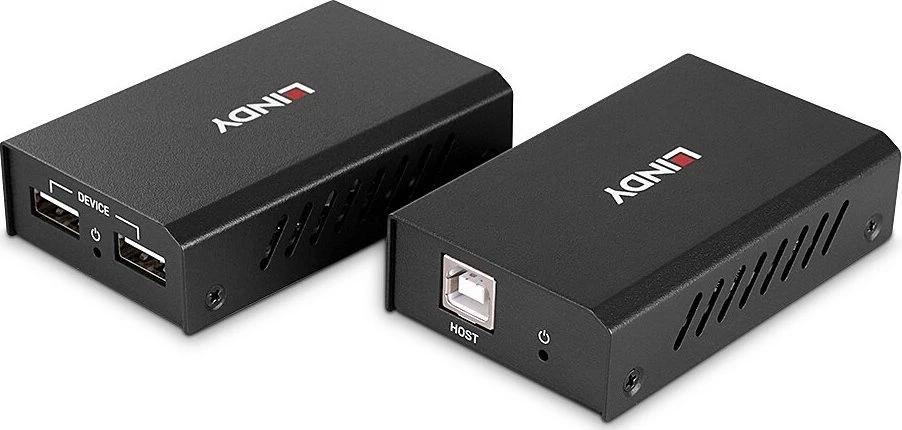 Lindy USB Prailginimo Laidas - 100m 2 Port USB 2.0 Cat. 6 Prailginimo Laidas 480Mbps