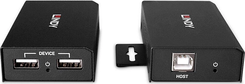 Lindy USB Prailginimo Laidas - 100m 2 Port USB 2.0 Cat. 6 Prailginimo Laidas 480Mbps