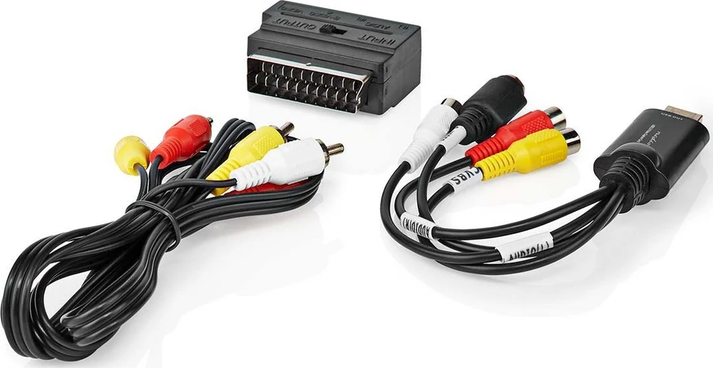 Nedis Keitiklis - analoginio vaizdo į skaitmeninį - SCART/RCA/S-Video - USB 2.0