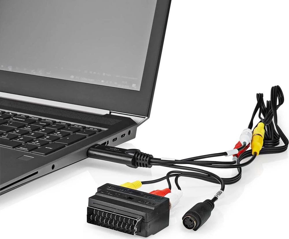 Nedis Keitiklis - analoginio vaizdo į skaitmeninį - SCART/RCA/S-Video - USB 2.0