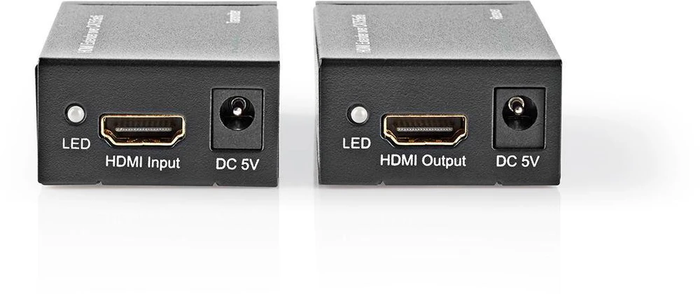 Nedis HDMI kabelių sujungimo/signalo stiprinimo modulis (iki 50m) Cat6 1 kabeliu