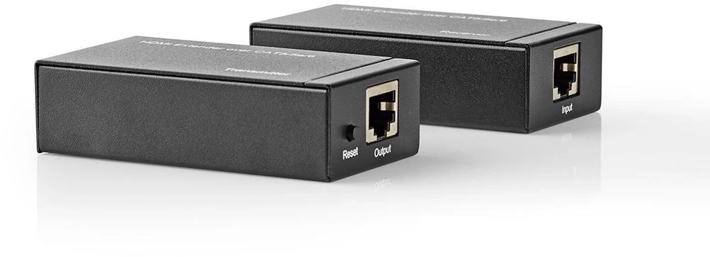 Nedis HDMI kabelių sujungimo/signalo stiprinimo modulis (iki 50m) Cat6 1 kabeliu