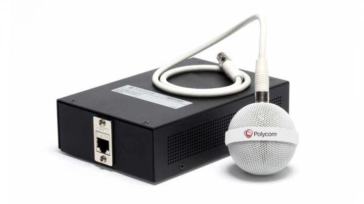 Polycom sferinis lubinis mikrofonas su laidu
