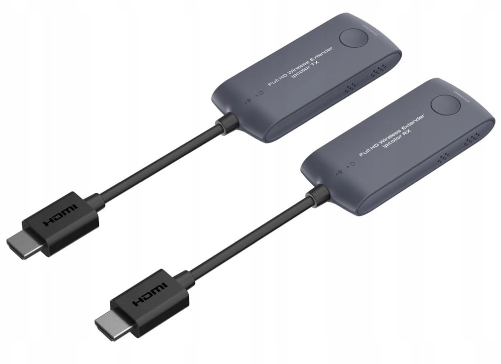 PREMIUMCORD HDMI belaidis plėtiklis, mini, FULL HD 1080p 20 m atstumu, pilka