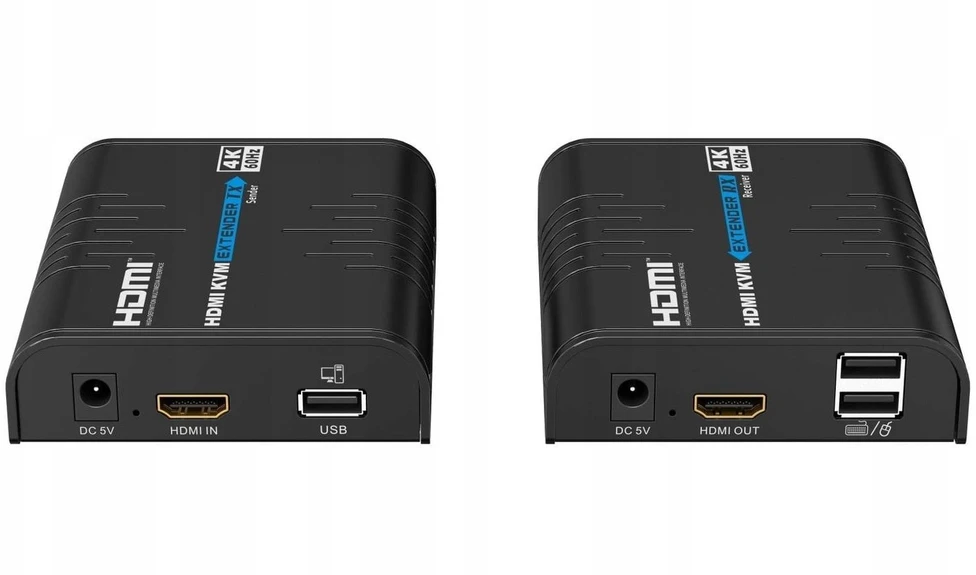 AV signalo perdavimo sistema „PremiumCord PREMIUMCORD HDMI“ prailginimo kabelis 120 m 4K@60Hz per IP juodas
